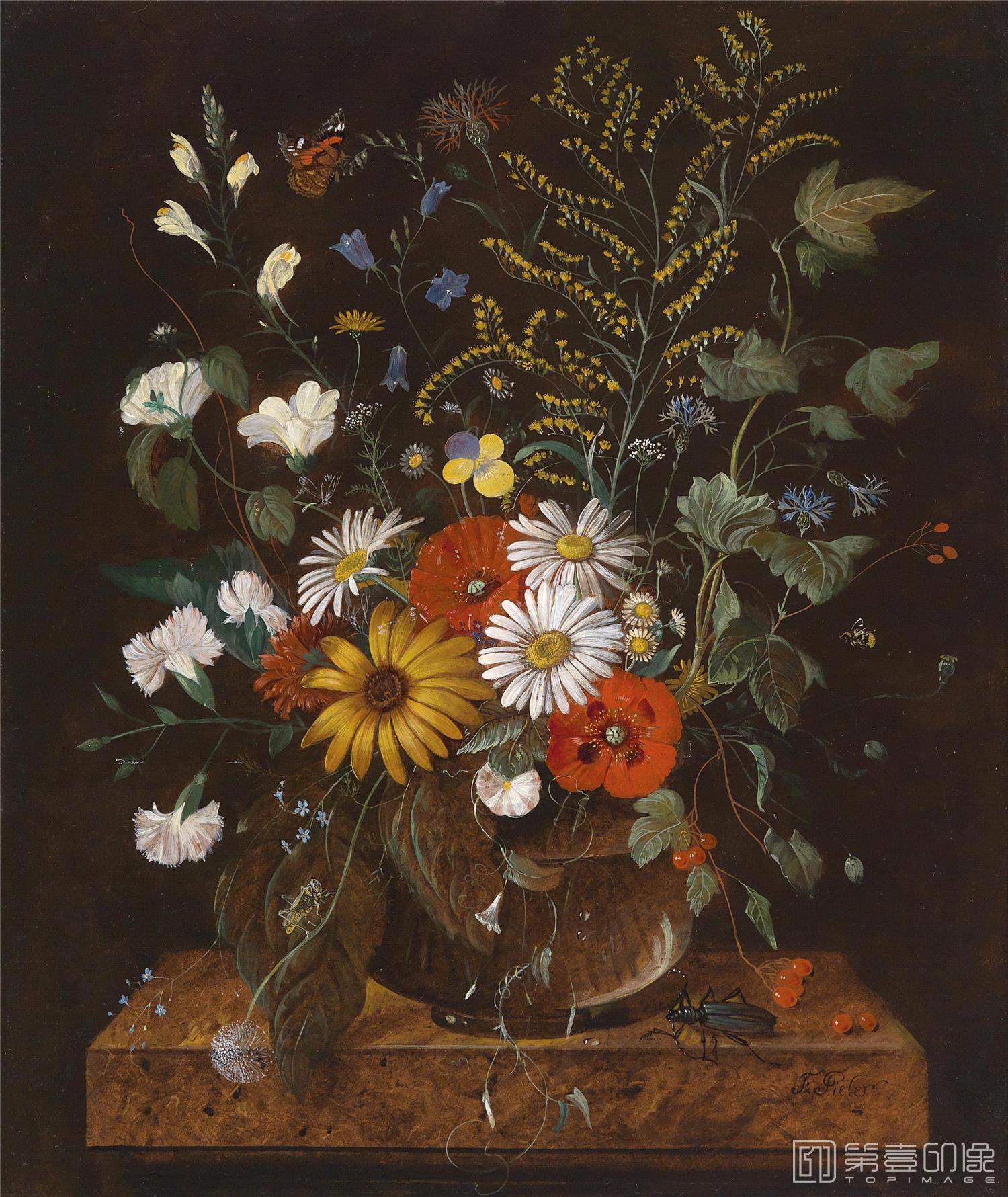 花之王者 古典花卉油画集 696 第壹印像