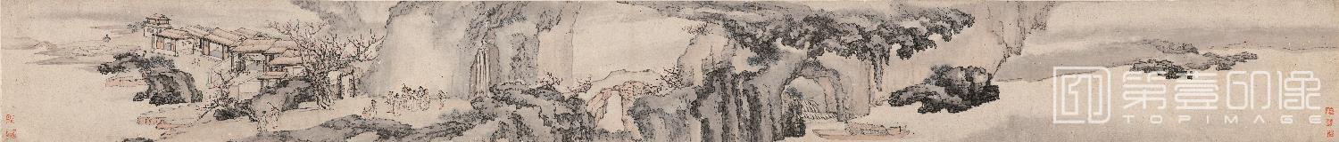 国画-桃花源