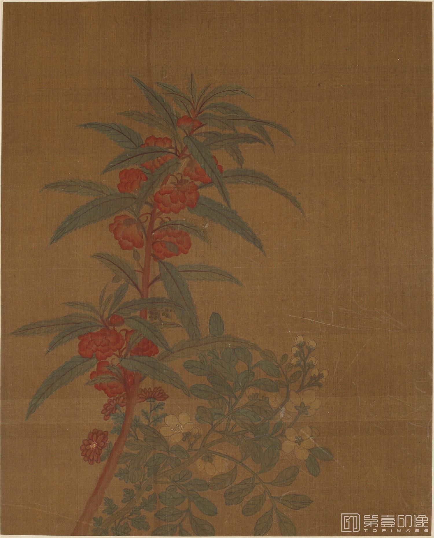 国画-花鸟图册绢本-003-45.6×36.7