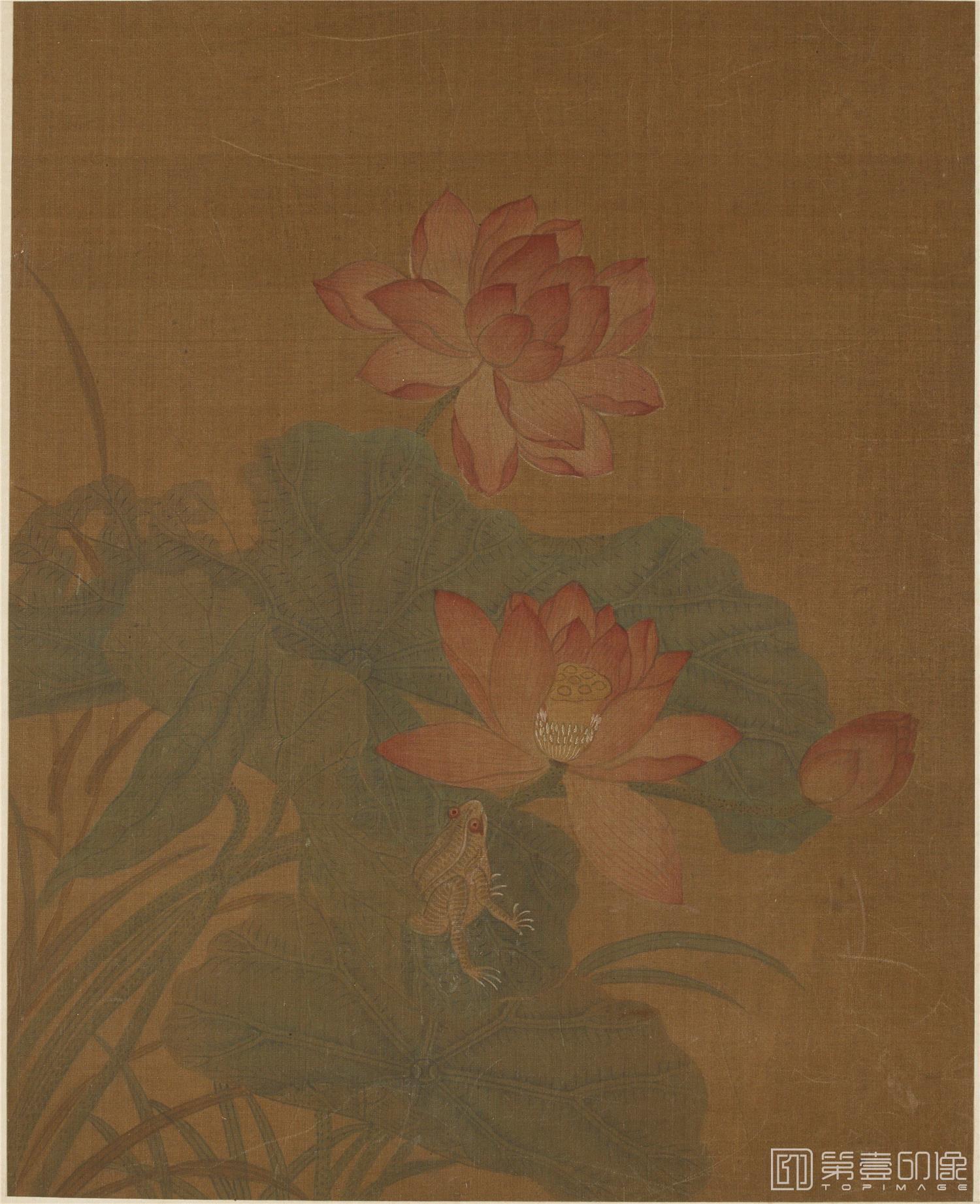 国画-花鸟图册绢本-004-45.6×36.7