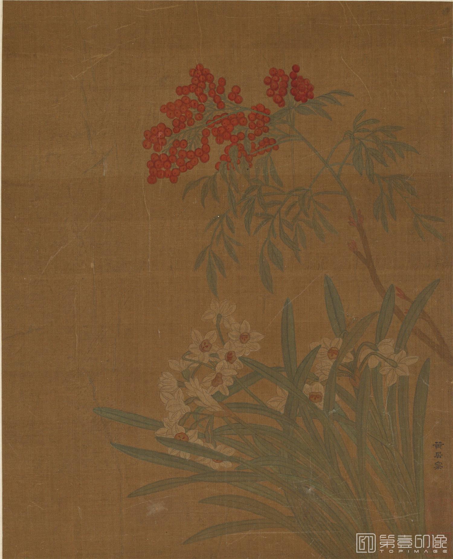 国画-花鸟图册绢本-008-45.6×36.7