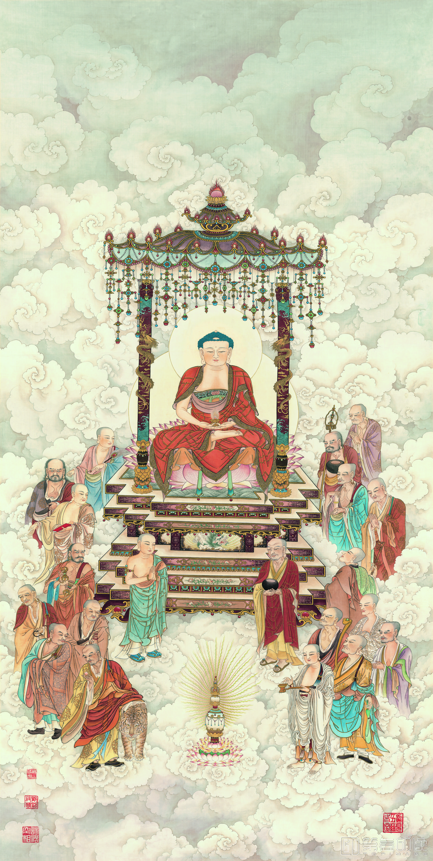 国画-罗汉-001