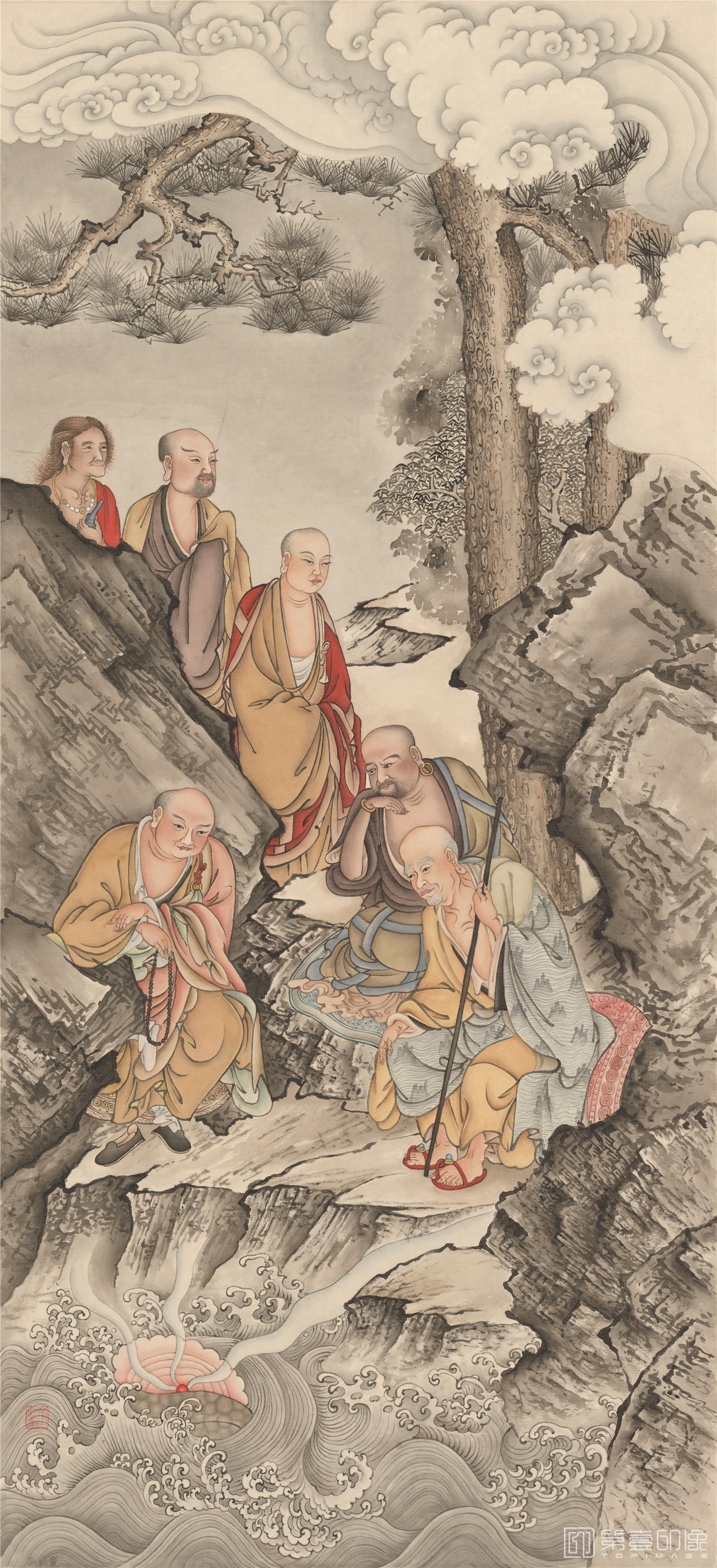 国画-佛法佛像-057