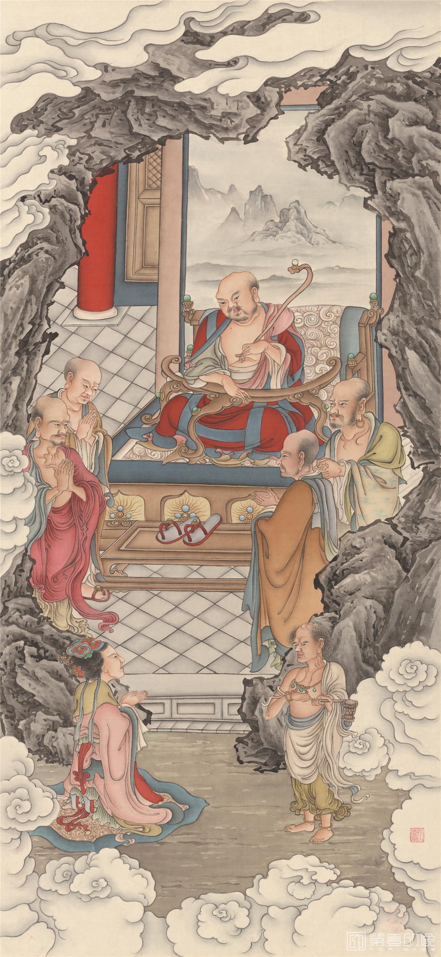 国画-佛法佛像-080