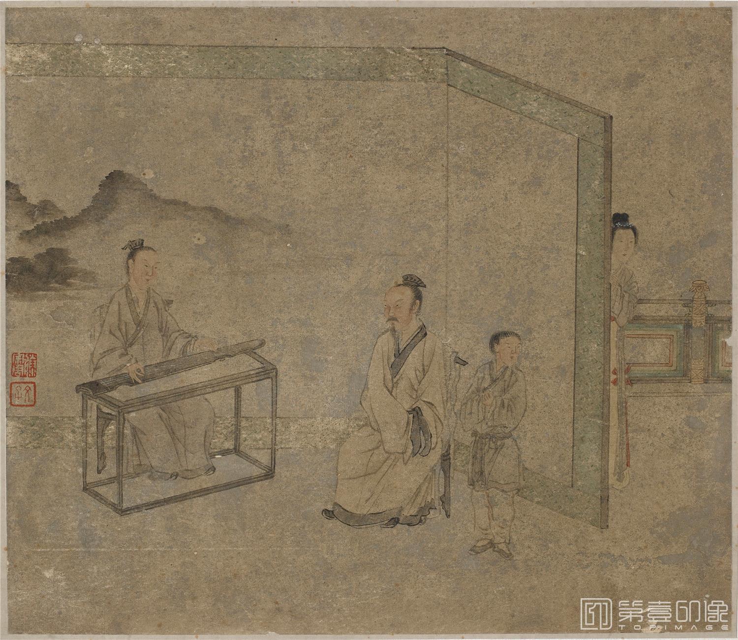 壁画-人物故事图册纸本-分段-1-37x32cm