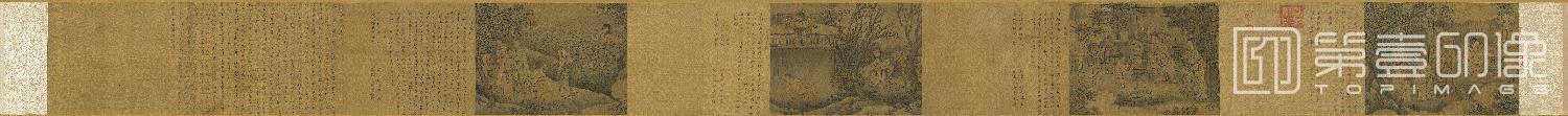 国画-四孝图卷绢本台北-29x399cm