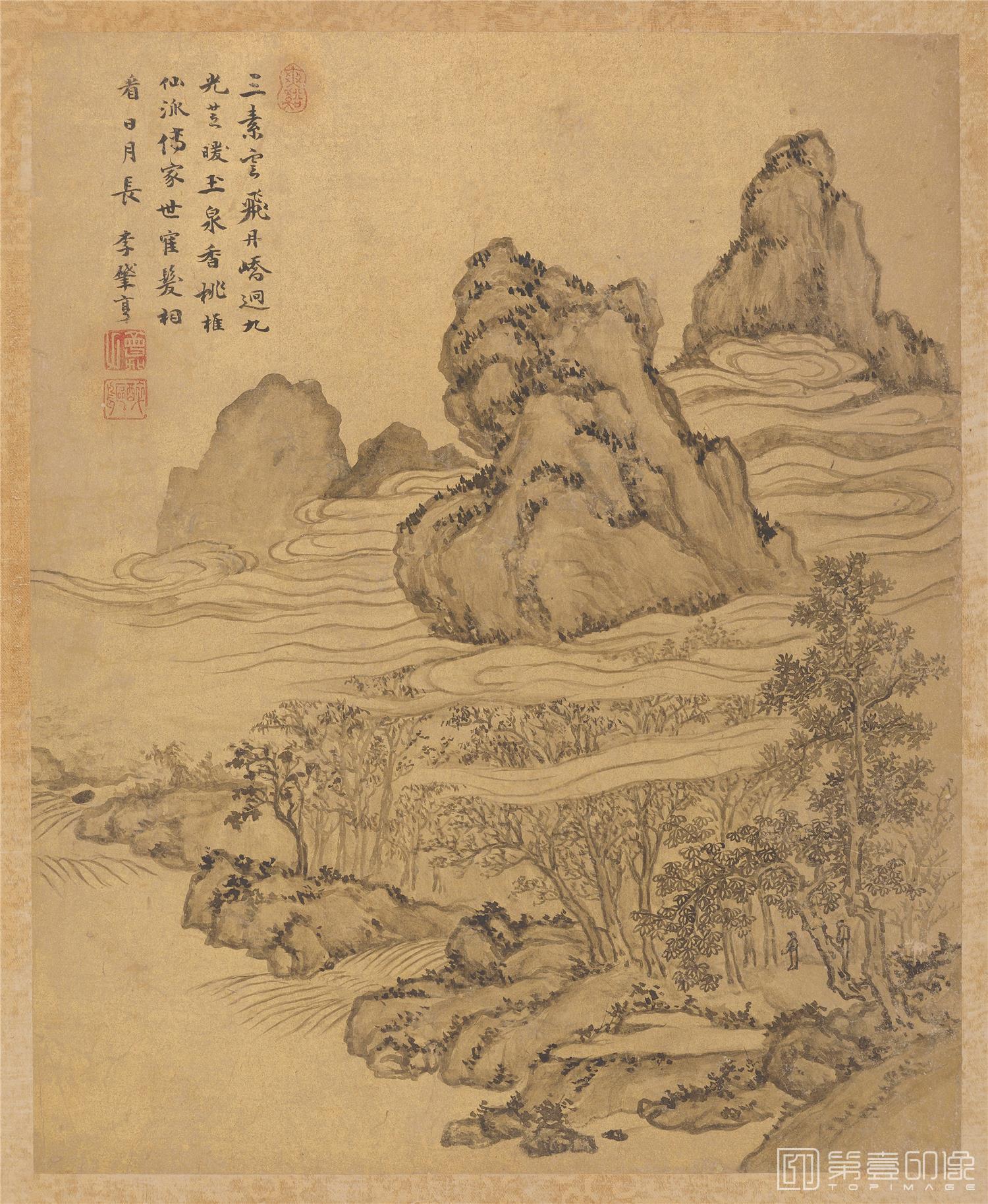 国画-花鸟图册绢本-33.5×27.4