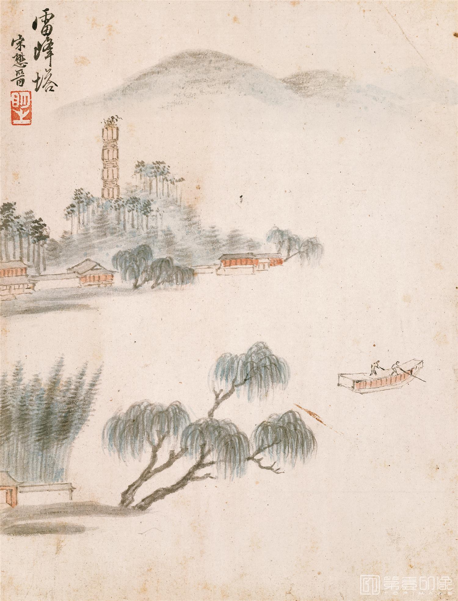 国画-西湖胜迹图册-009
