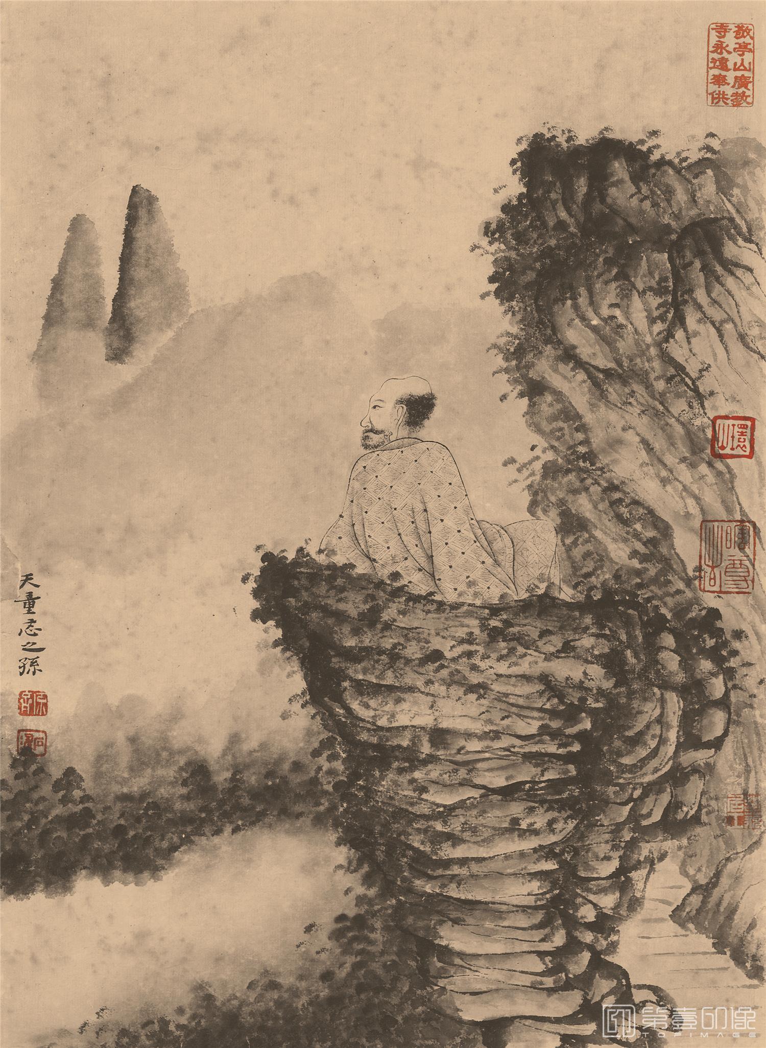 国画-百开罗汉册-089