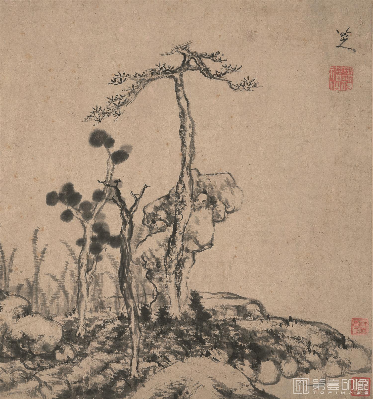 国画-花卉山水-册页-002