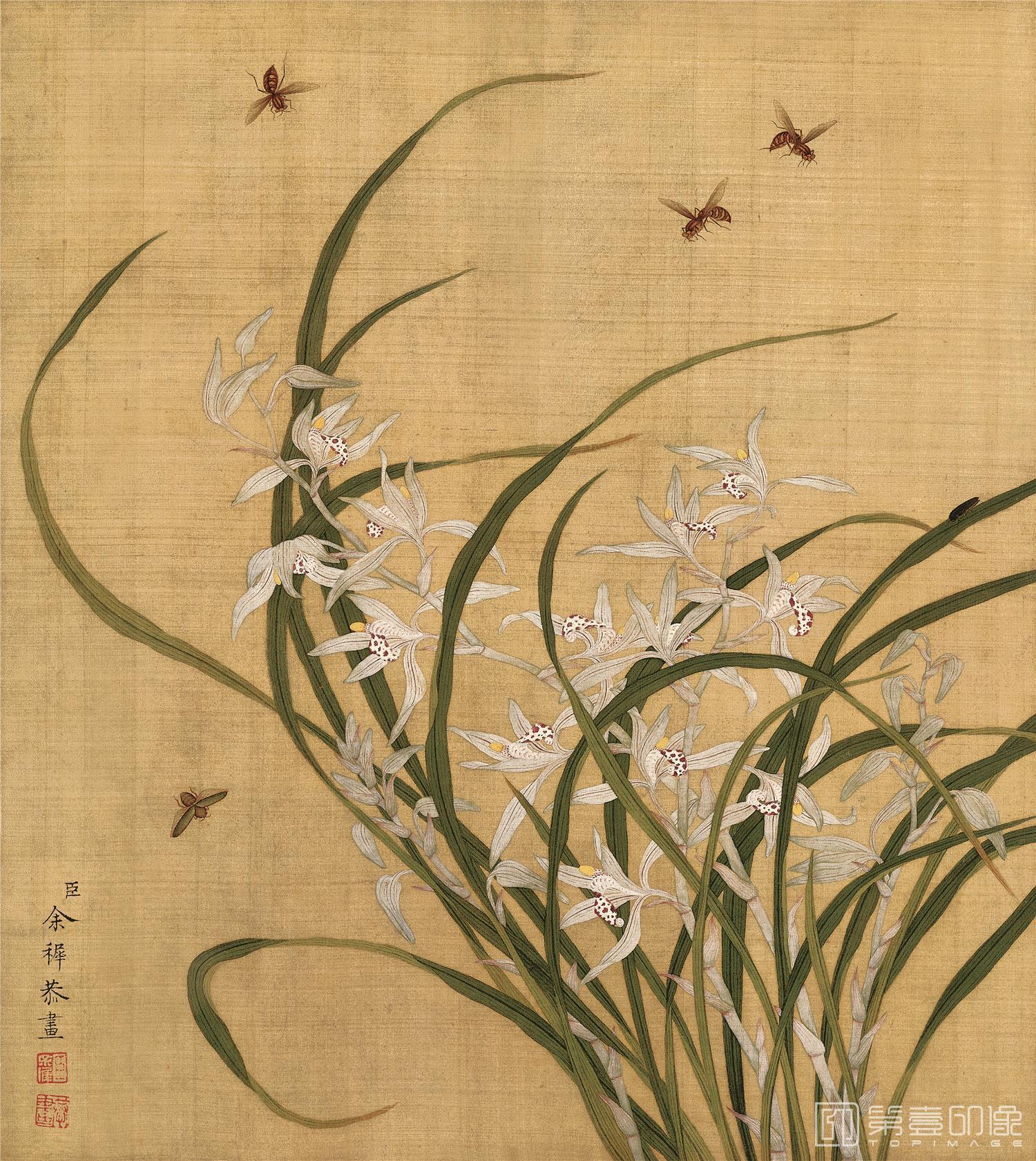 国画-花鸟册-绢本-003-33x37cm