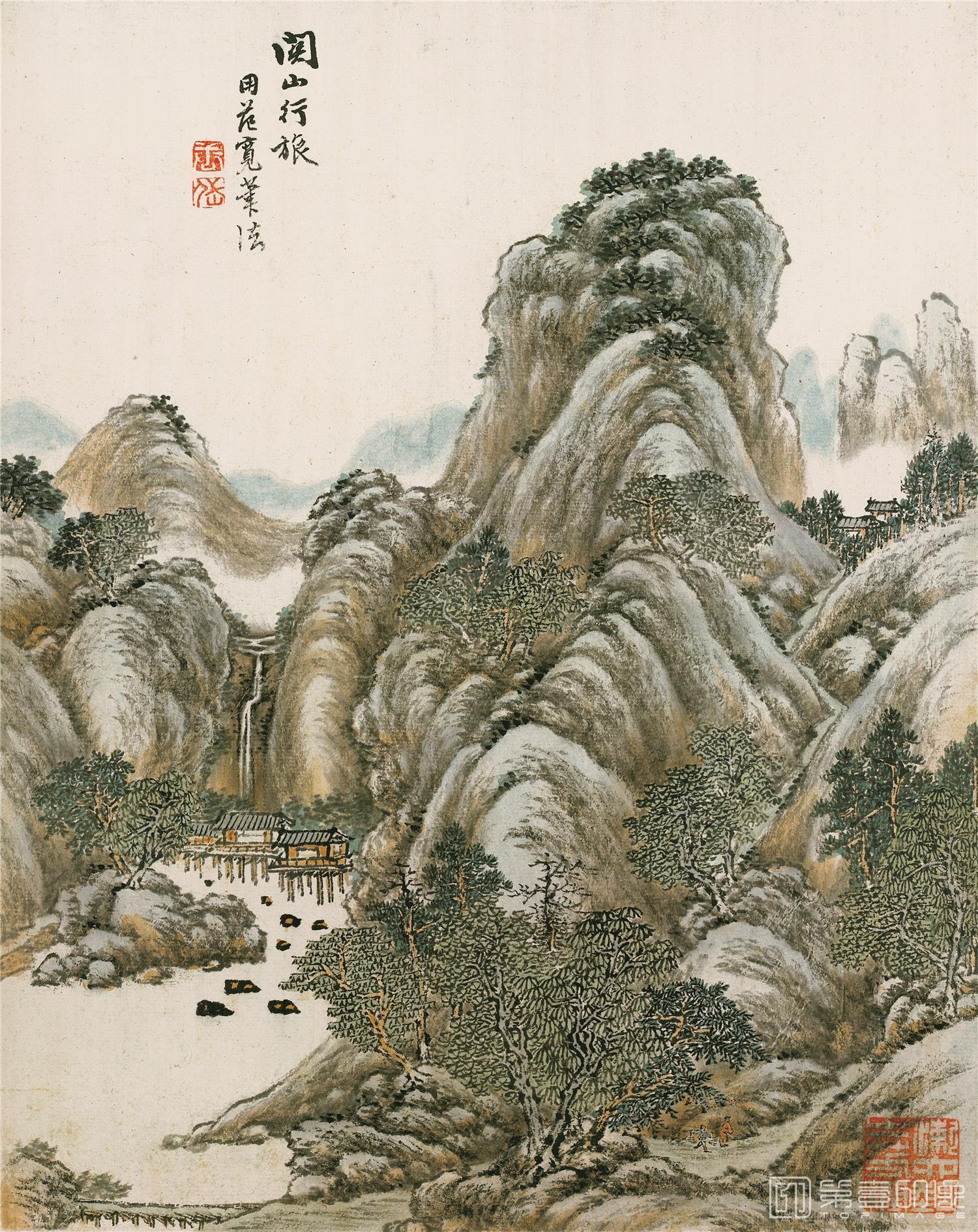 国画-仿古山水册-册页-003