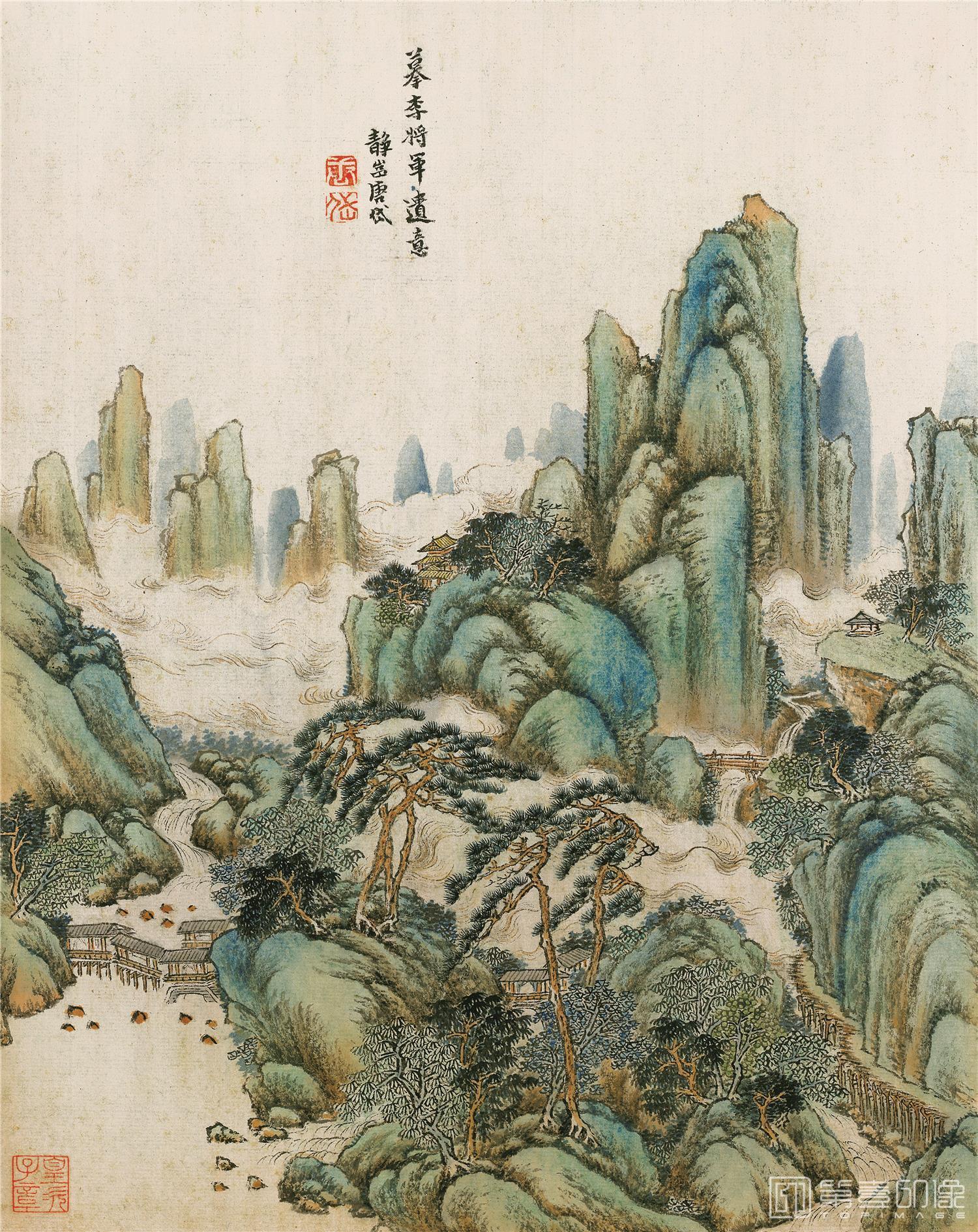 国画-仿古山水册-册页-006