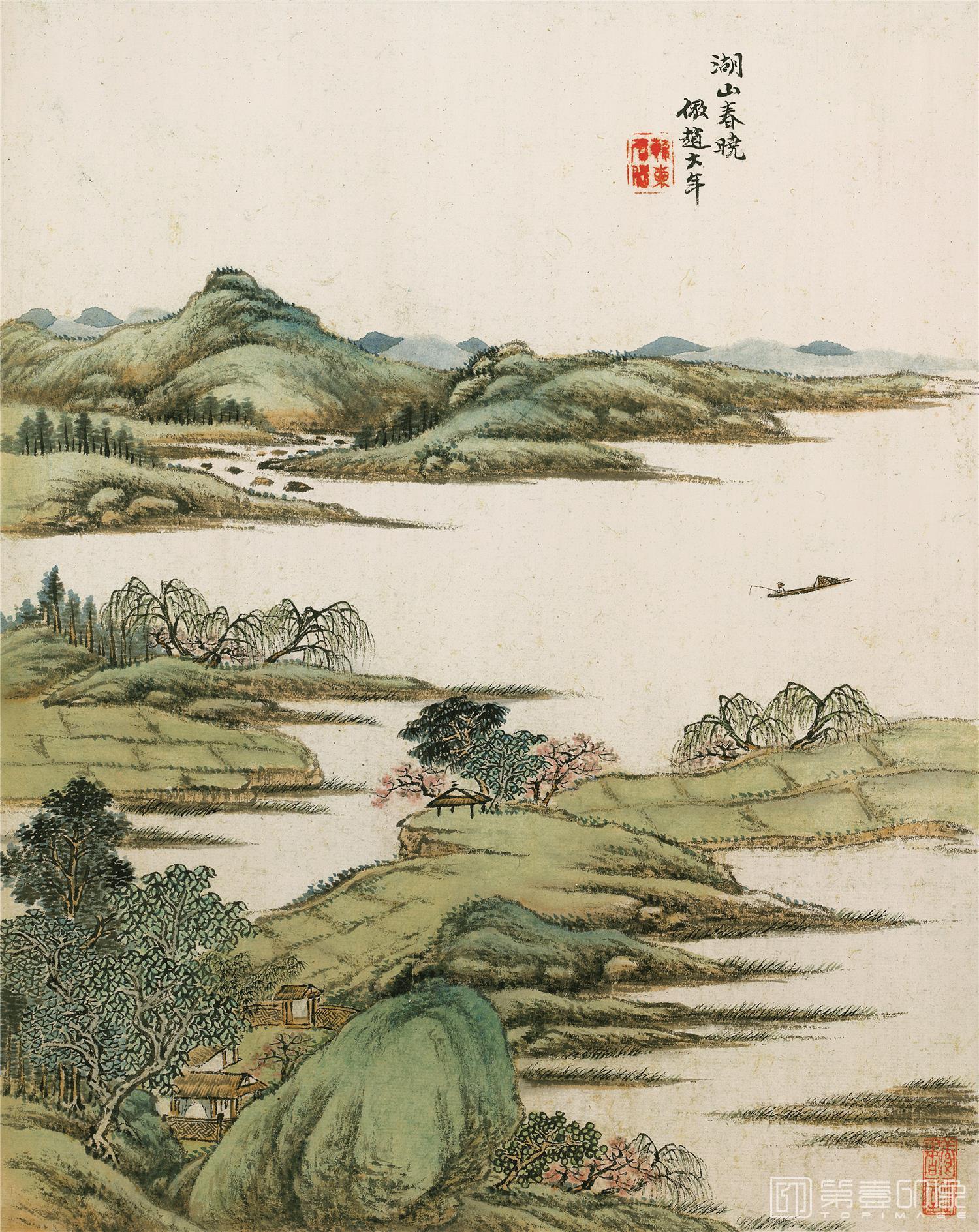 国画-仿古山水册-册页-007