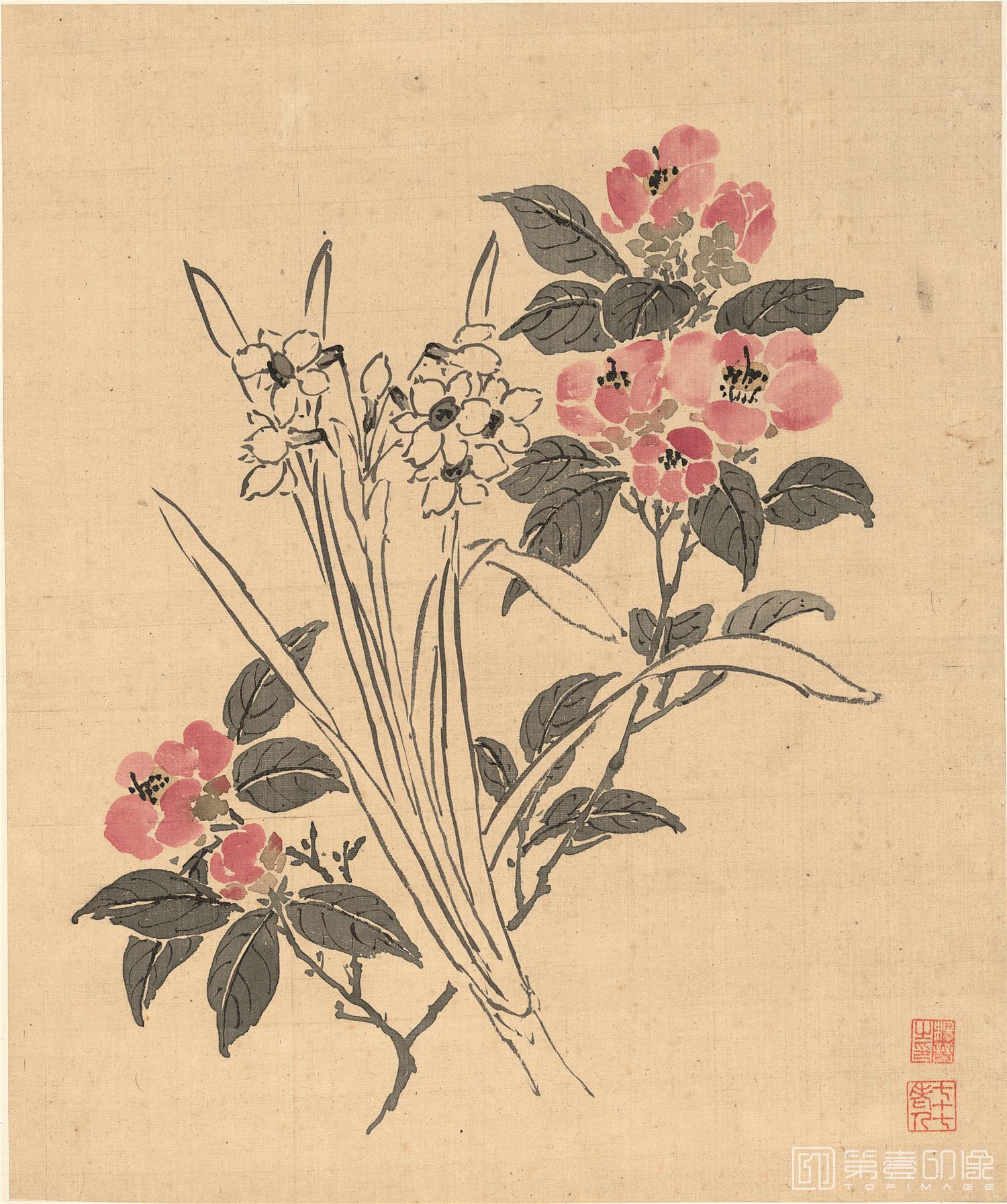 国画-花鸟十二开-册页-006