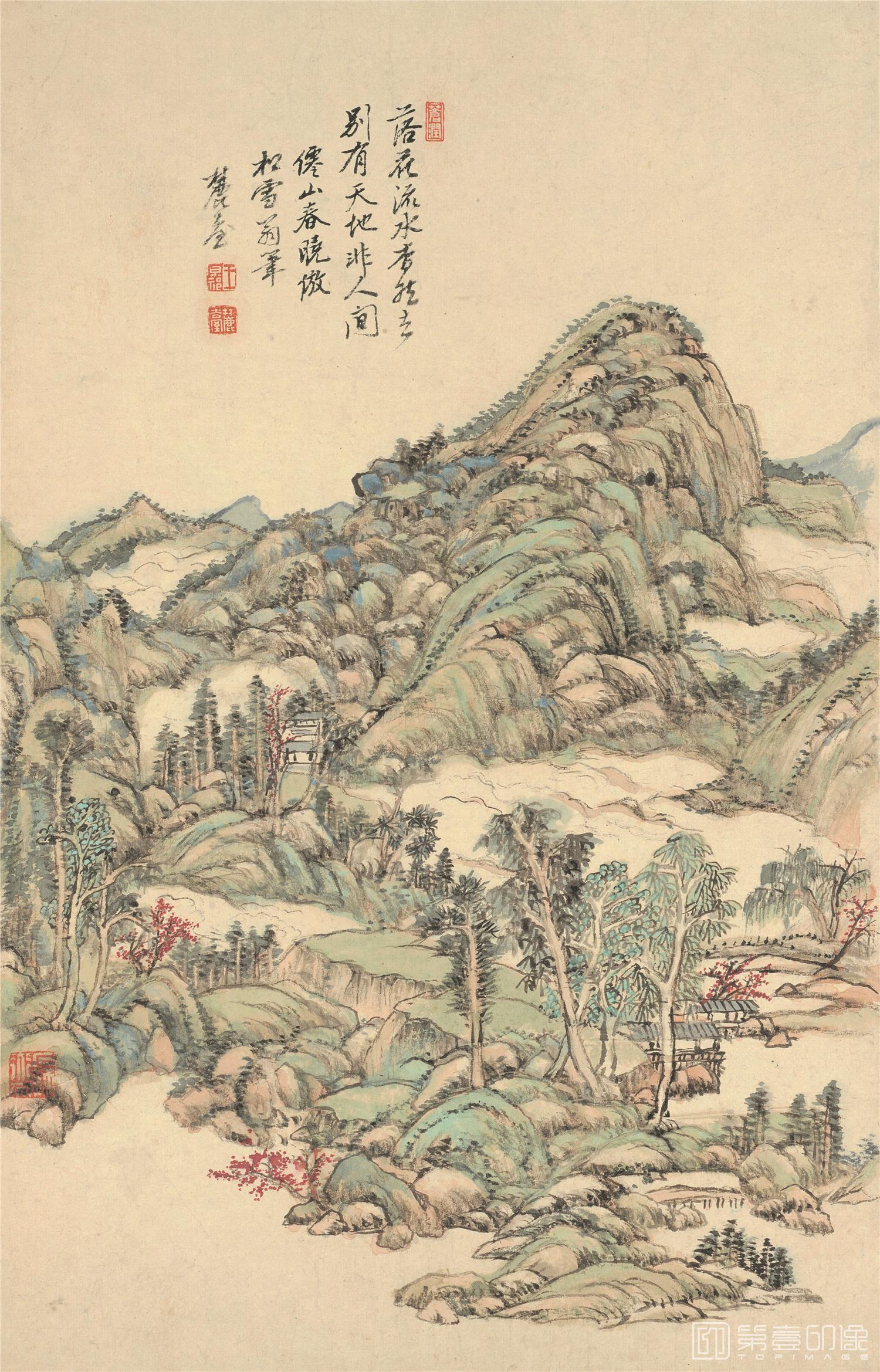 国画-山水册-纸本-001-30x45cm