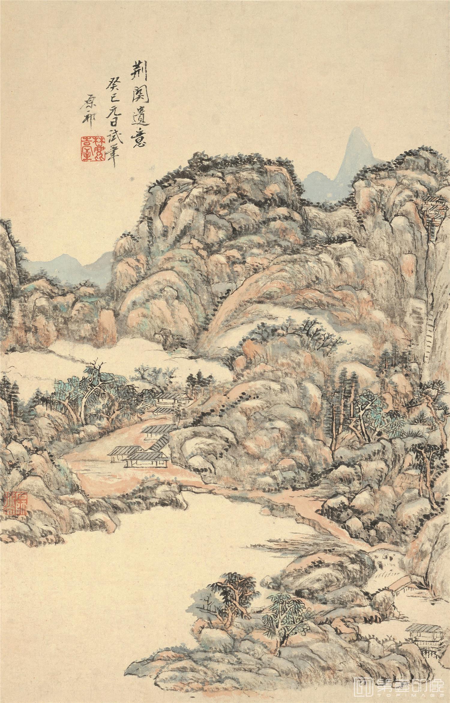 国画-山水册-纸本-006-30x45cm
