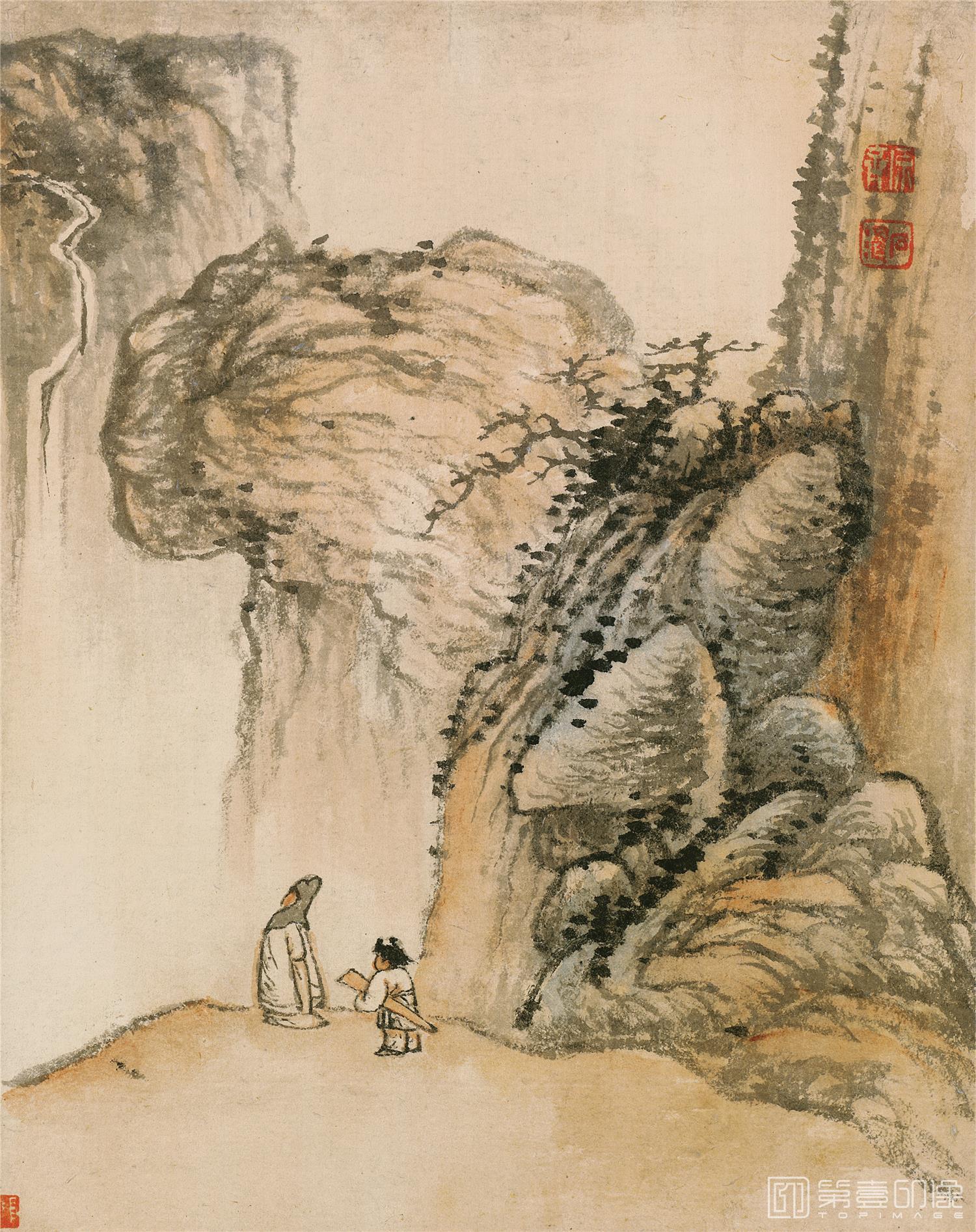 国画-山水十开-002-17.9x22.6cm