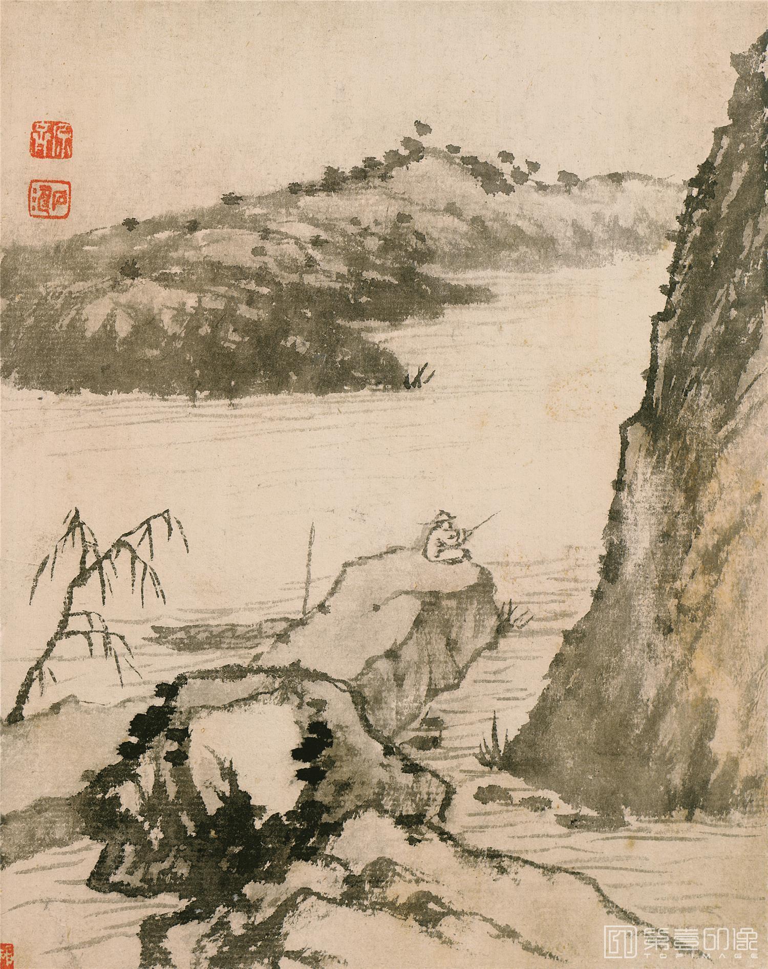 国画-山水十开-004-17.9x22.6cm