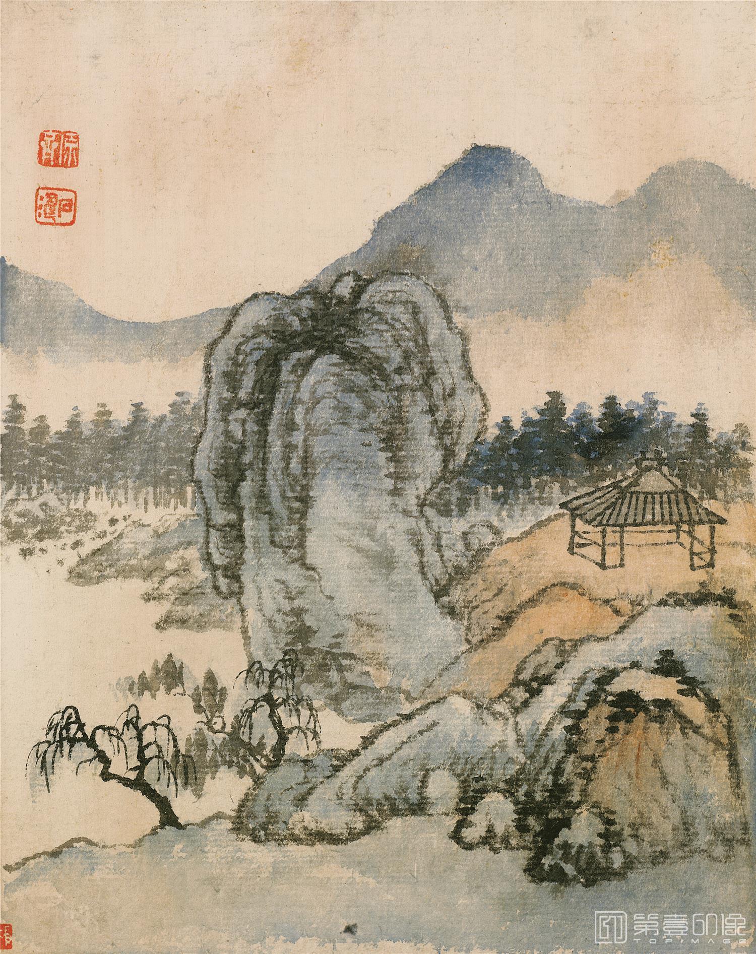 国画-山水十开-005-17.9x22.6cm