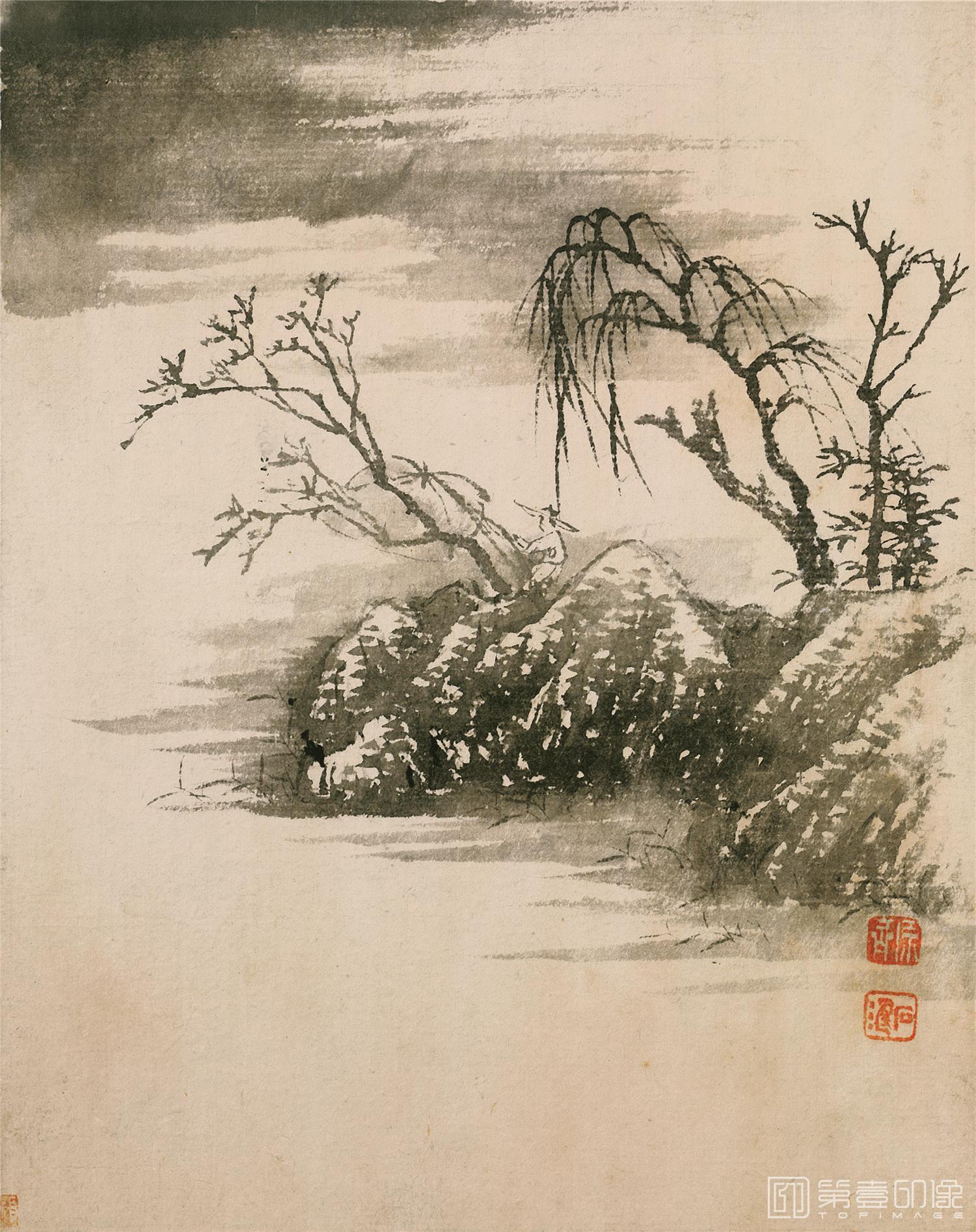 国画-山水十开-006-17.9x22.6cm