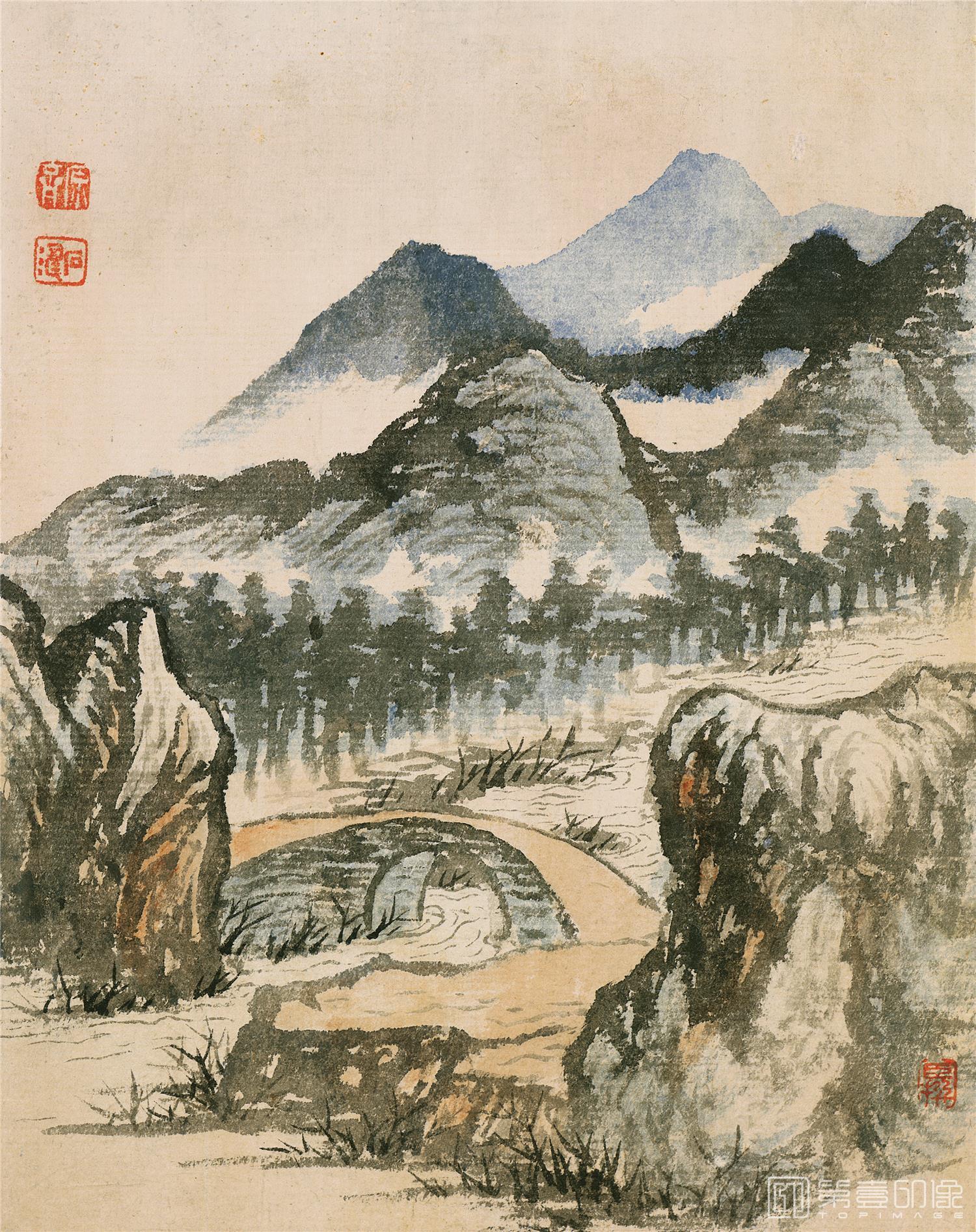 国画-山水十开-010-17.9x22.6cm