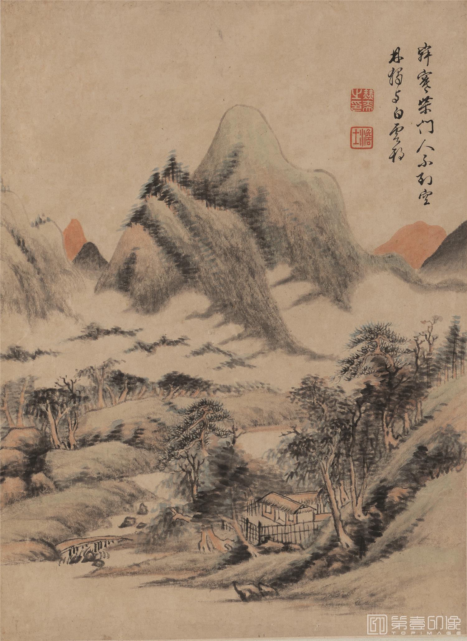 国画-山水图-003-34x25
