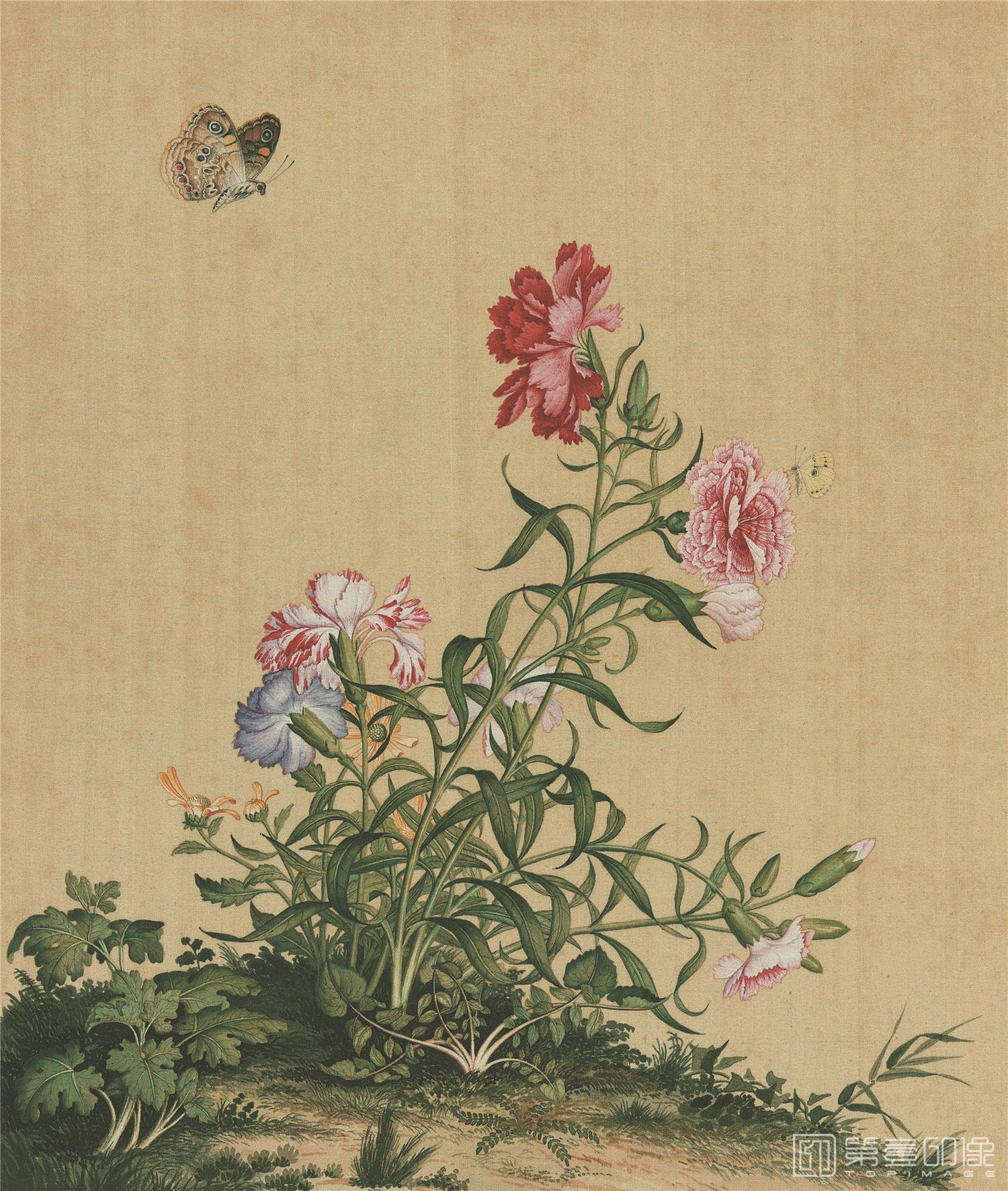 国画-仙萼长春册-绢本-015-39x47cm