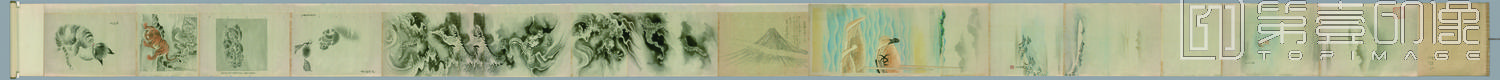 国画-山水卷纸本-010-32x598cm