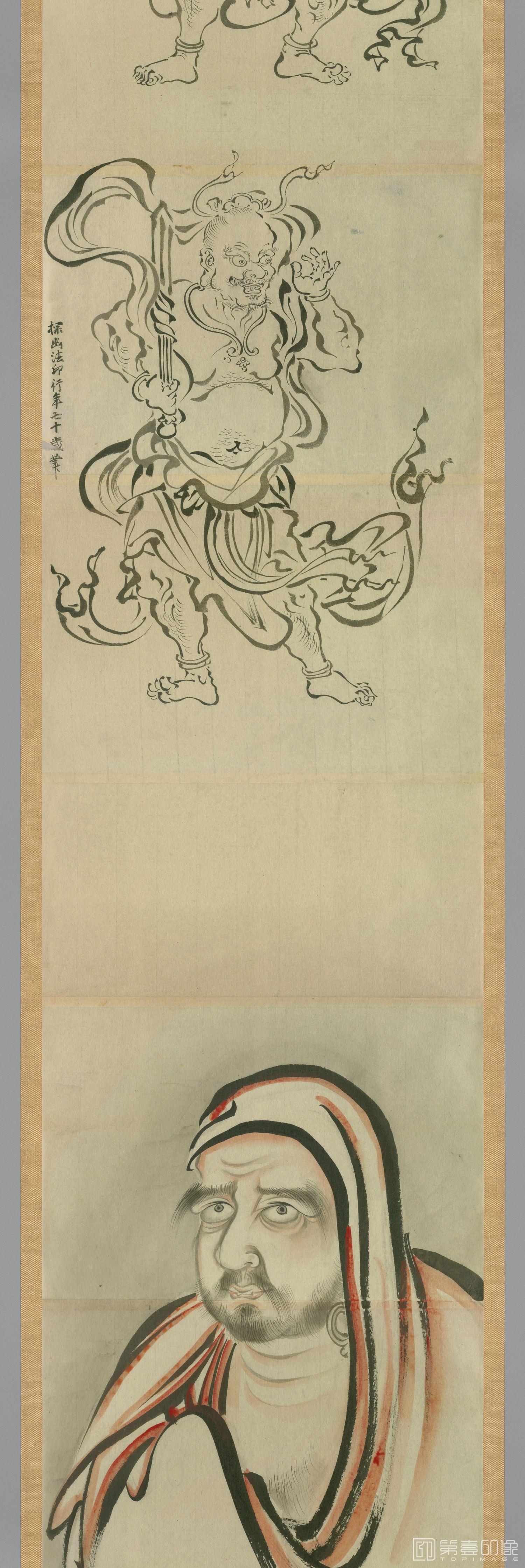 国画-神仙人物卷纸本-002-分段-3-40x1203cm