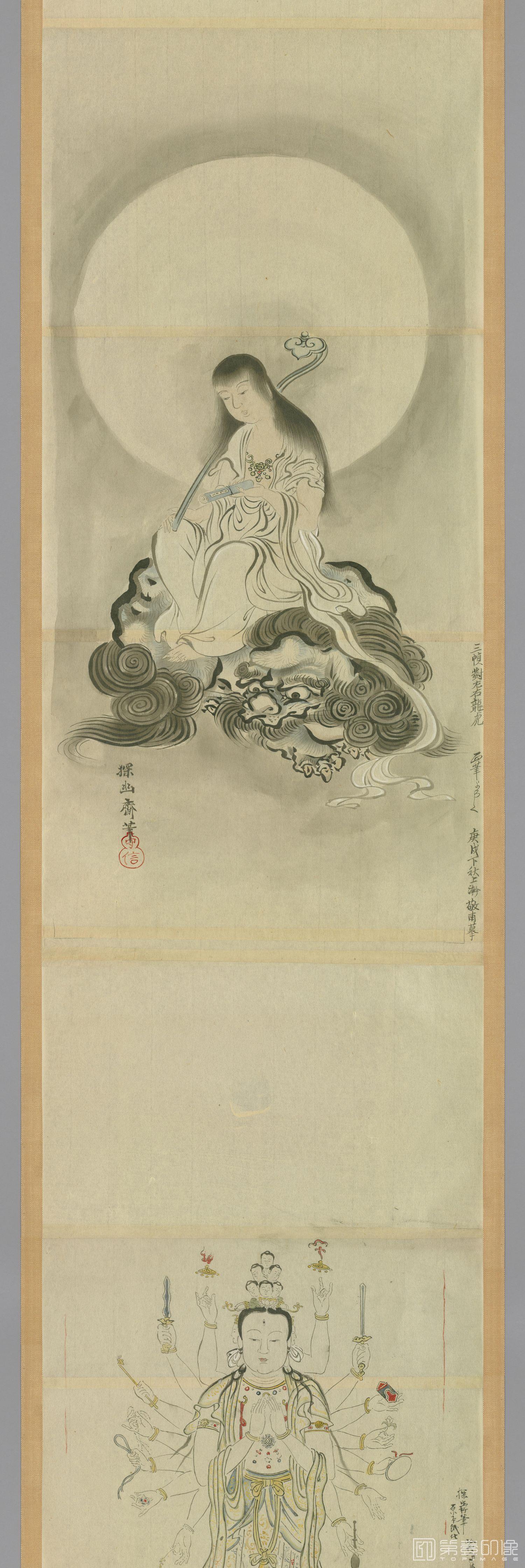 国画-神仙人物卷纸本-002-分段-5-40x1203cm