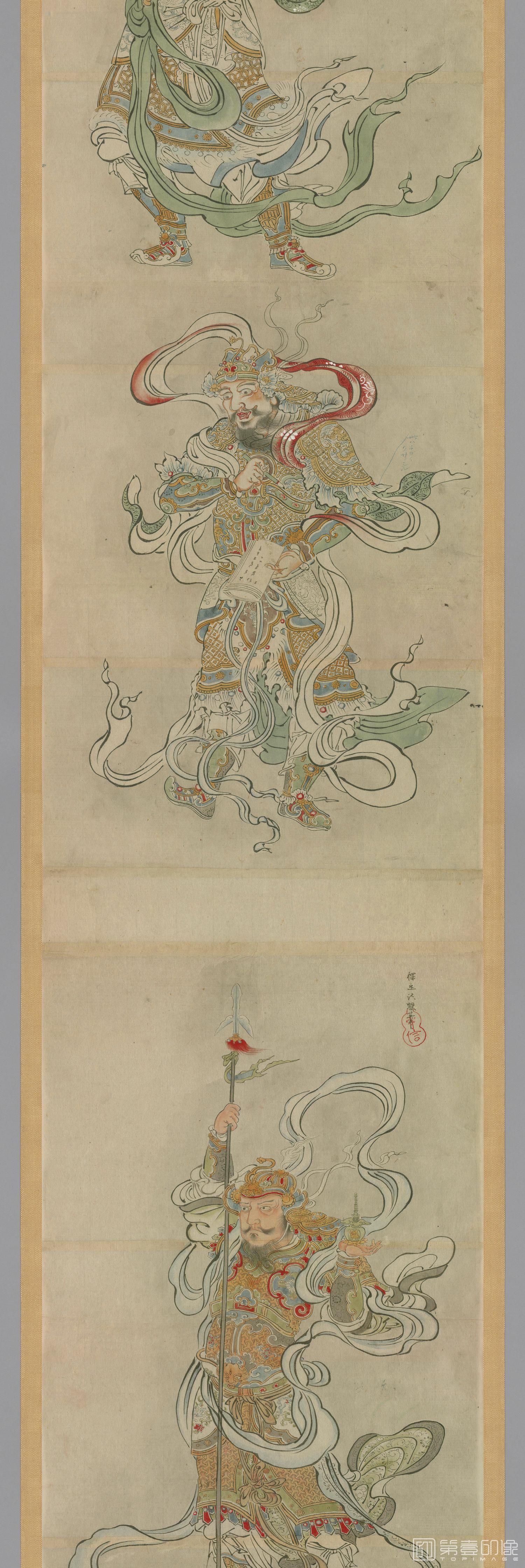 国画-神仙人物卷纸本-002-分段-9-40x1203cm