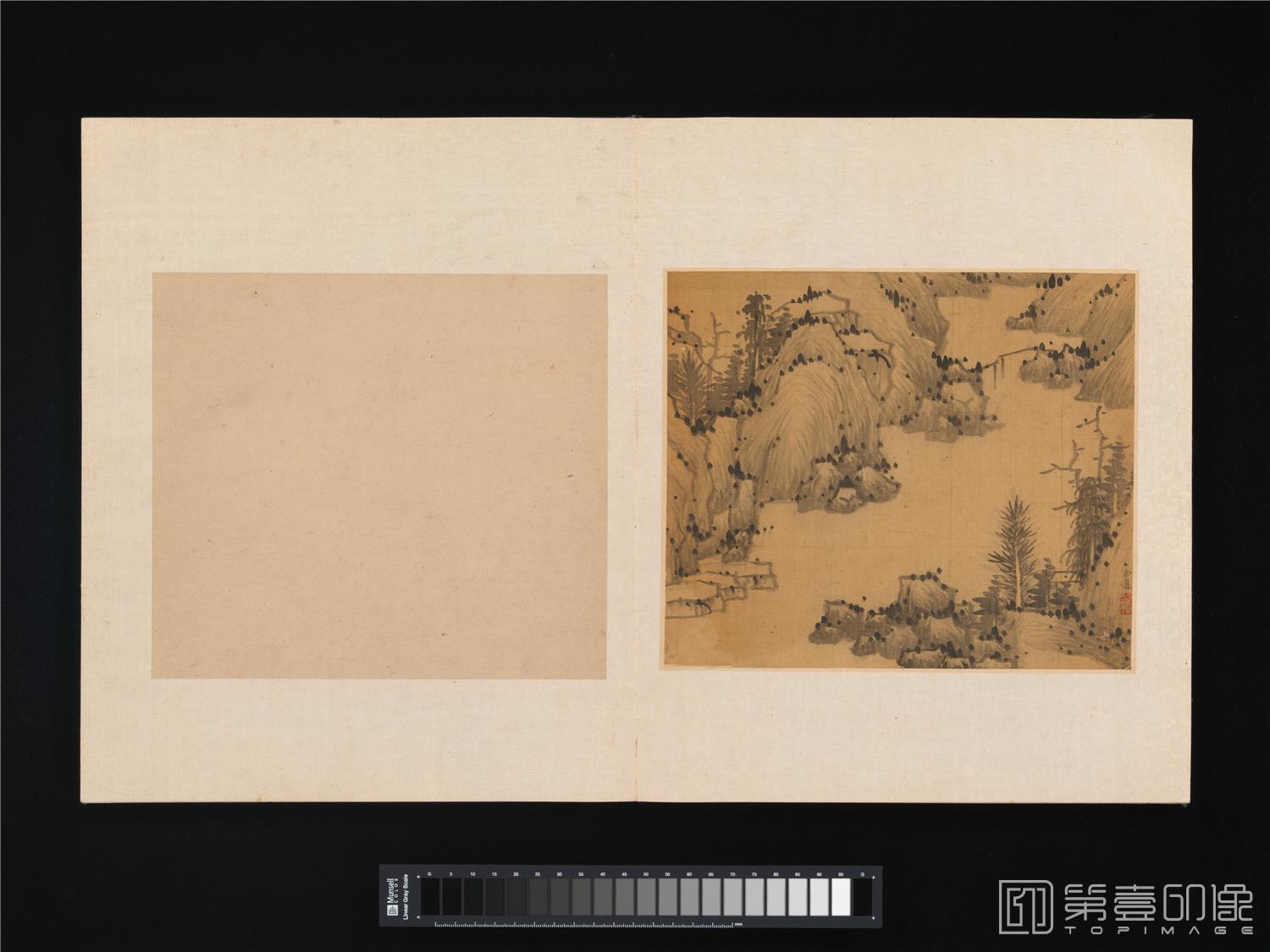 国画-题诗画册纸本16帧-002-34.9×28.3cm
