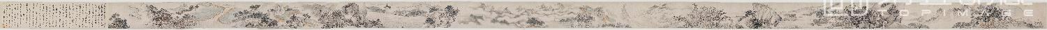 国画-仿古山水卷纸本-30.6 x 1105cm
