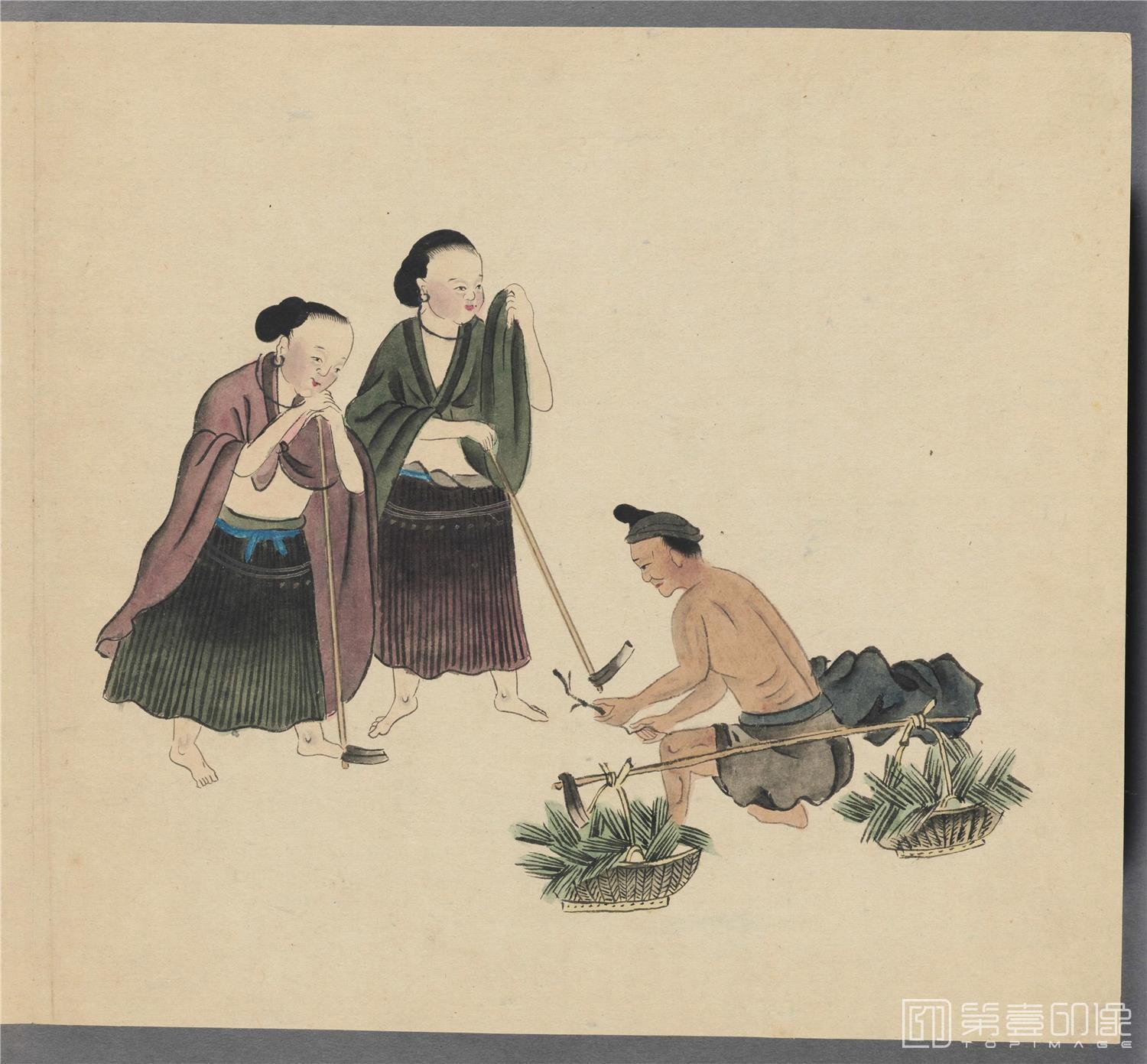 国画-百苗图黔苗图说-木孔恭摹本-005