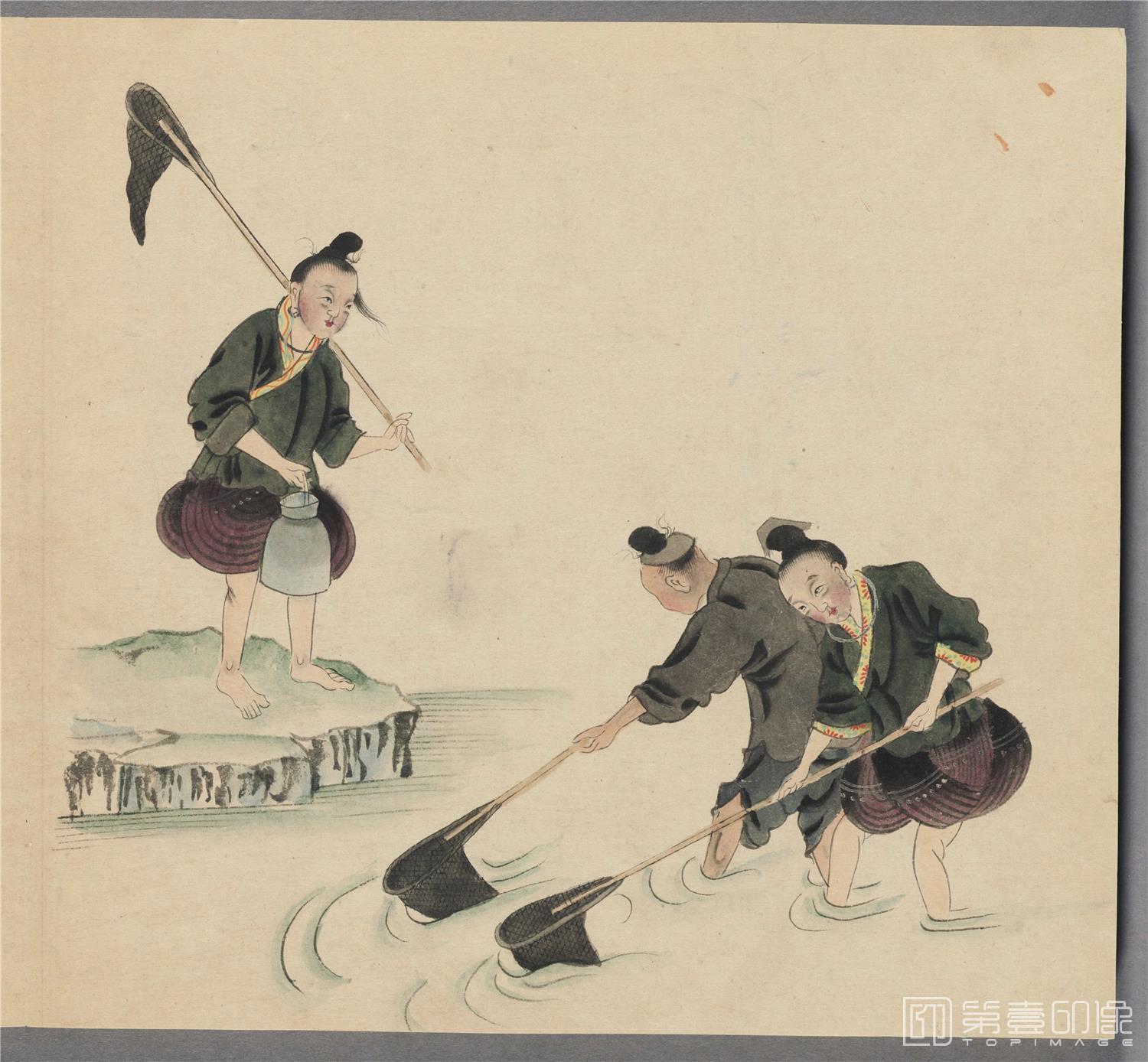 国画-百苗图黔苗图说-木孔恭摹本-009