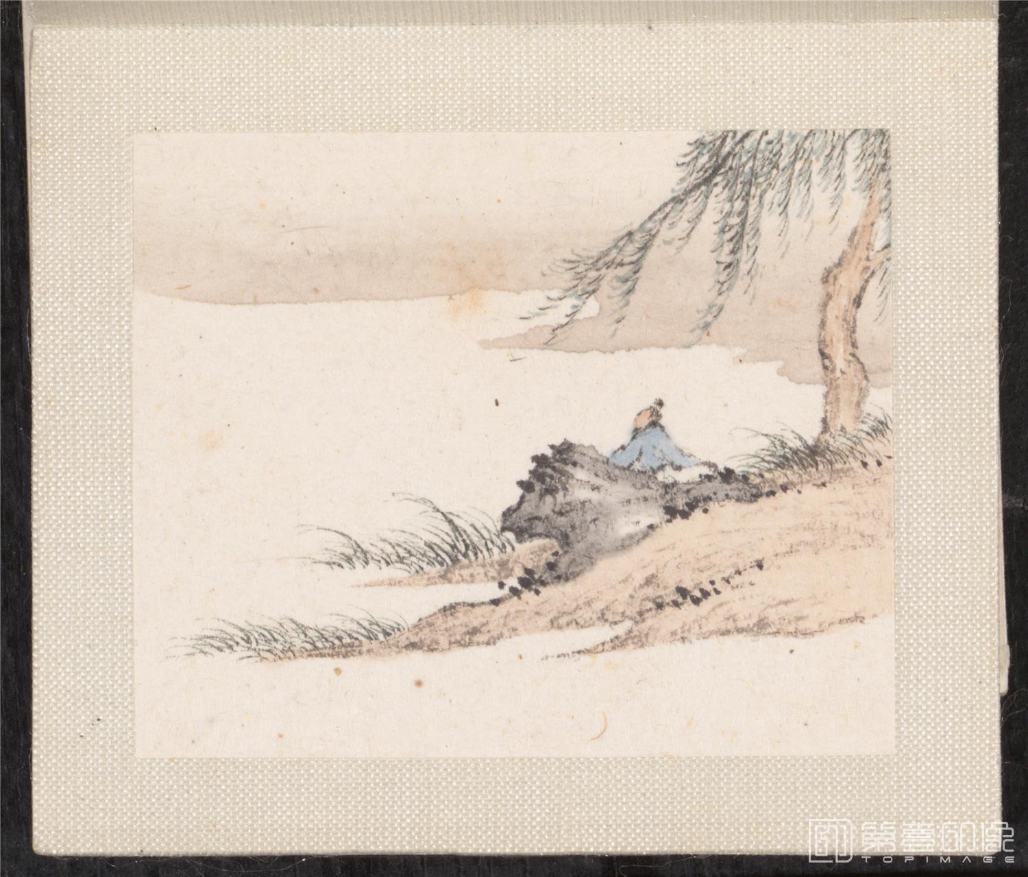国画-山水花鸟册纸本-005-33.7 x 34.4cm