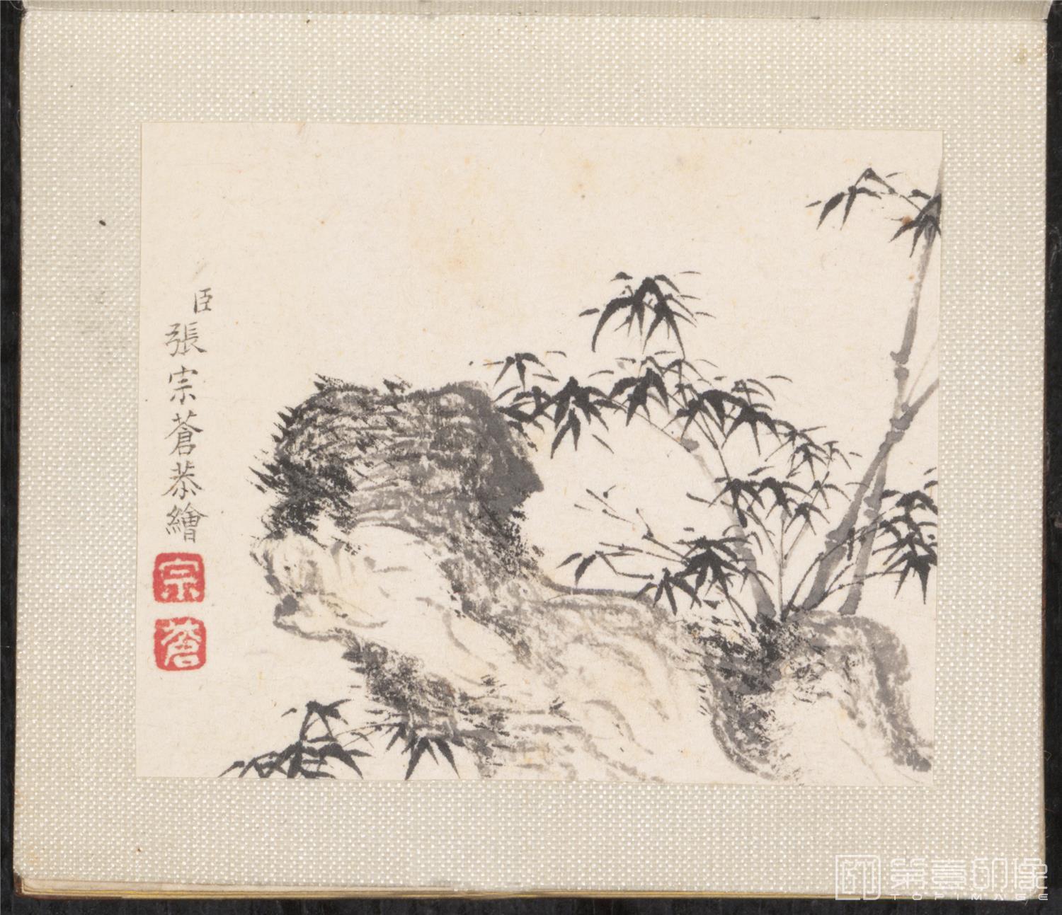 国画-山水花鸟册纸本-008-33.7 x 34.4cm