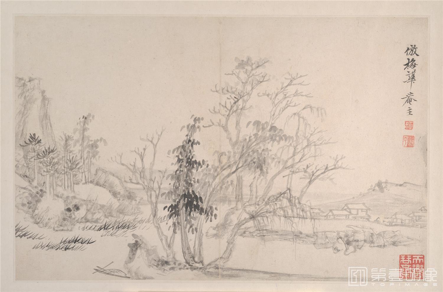 国画-仿宋元诸家山水册 -003-27 x 39.7cm