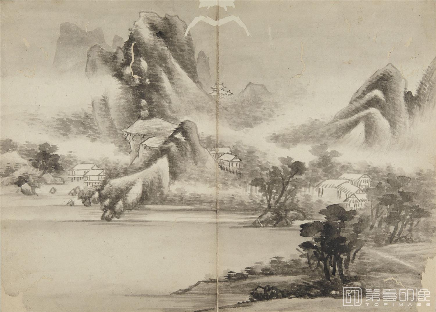 国画-山水图册纸本-006-27.7 x 38.5cm