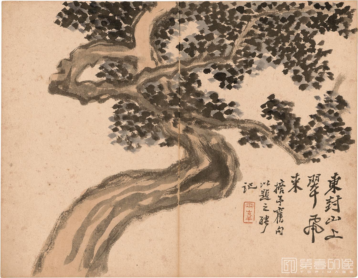 国画-花果图册12开纸本-31x24cm-01