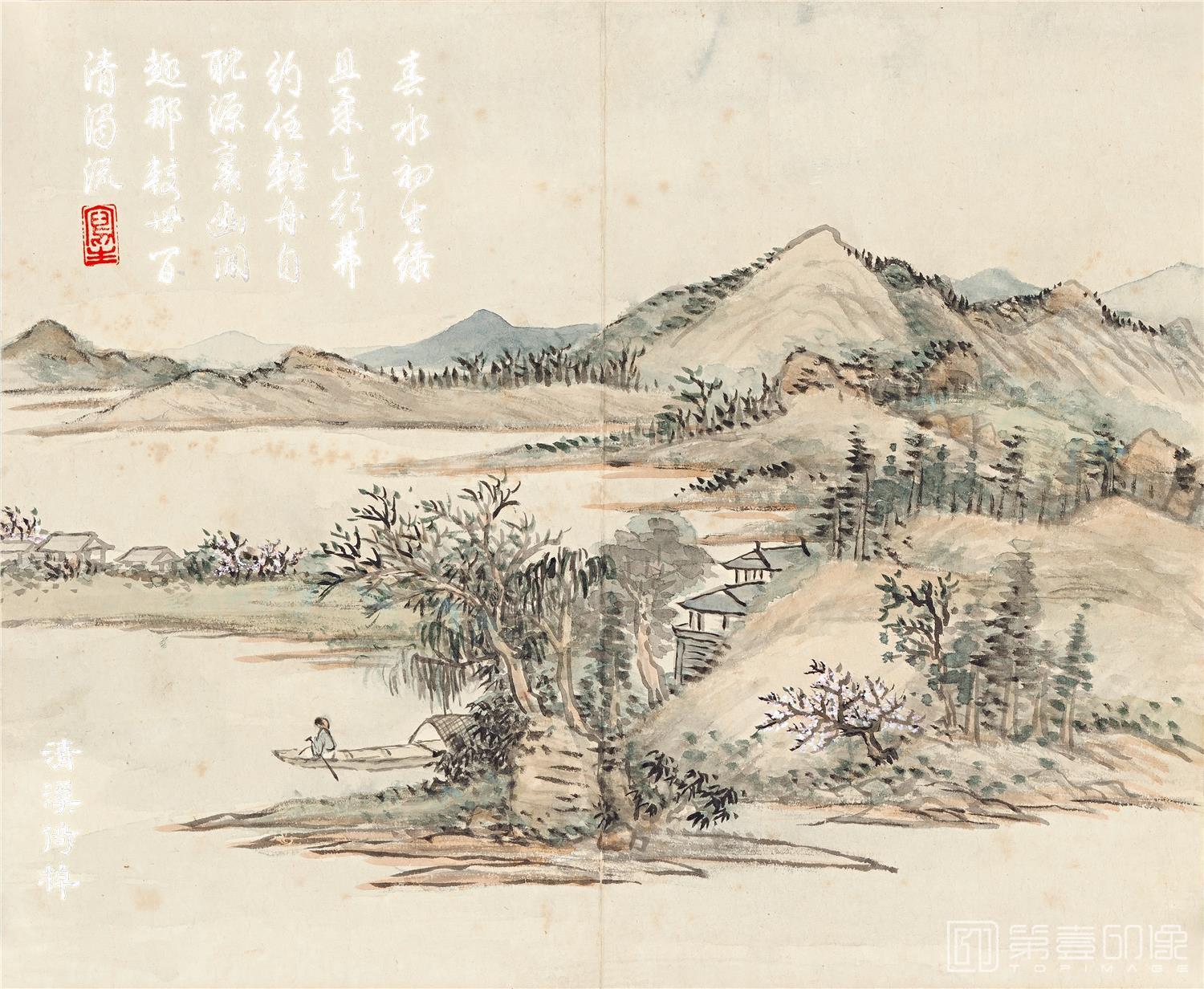 国画-山水册页-28x23cm-01