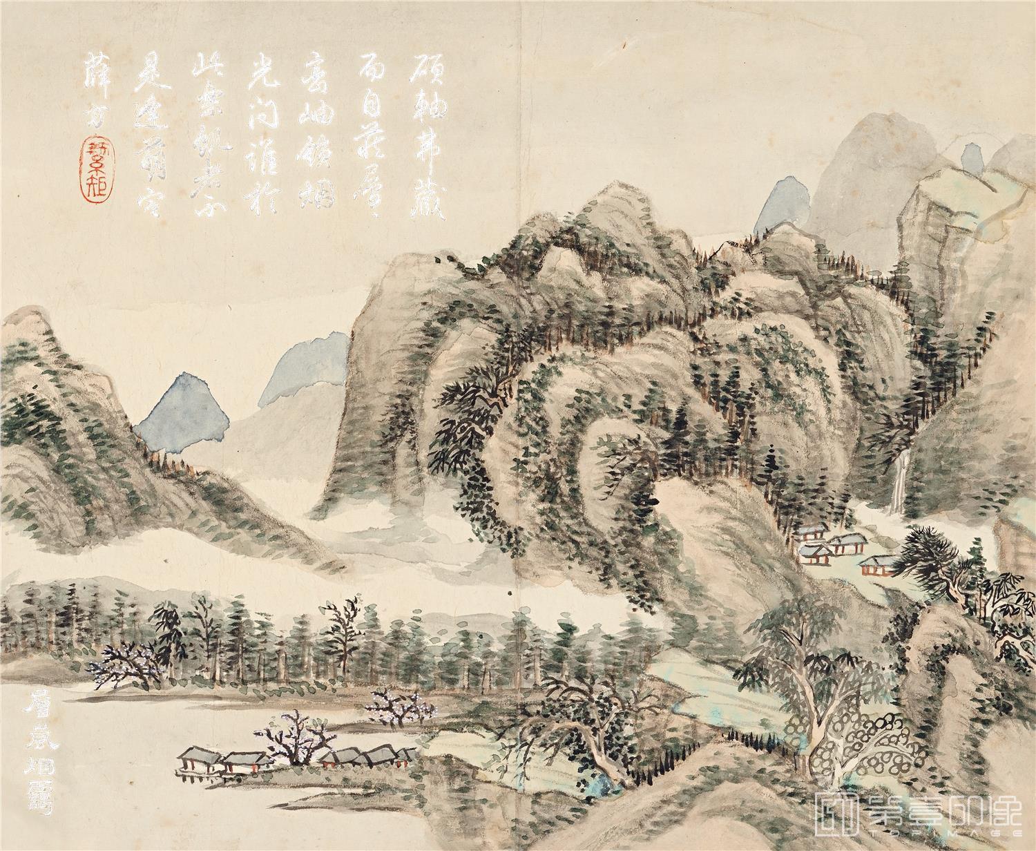 国画-山水册页-28x23cm-06