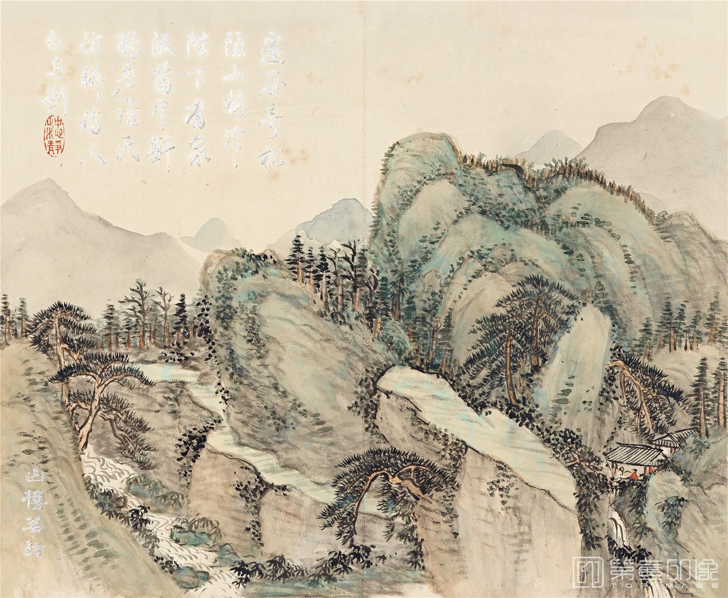 国画-山水册页-28x23cm-09