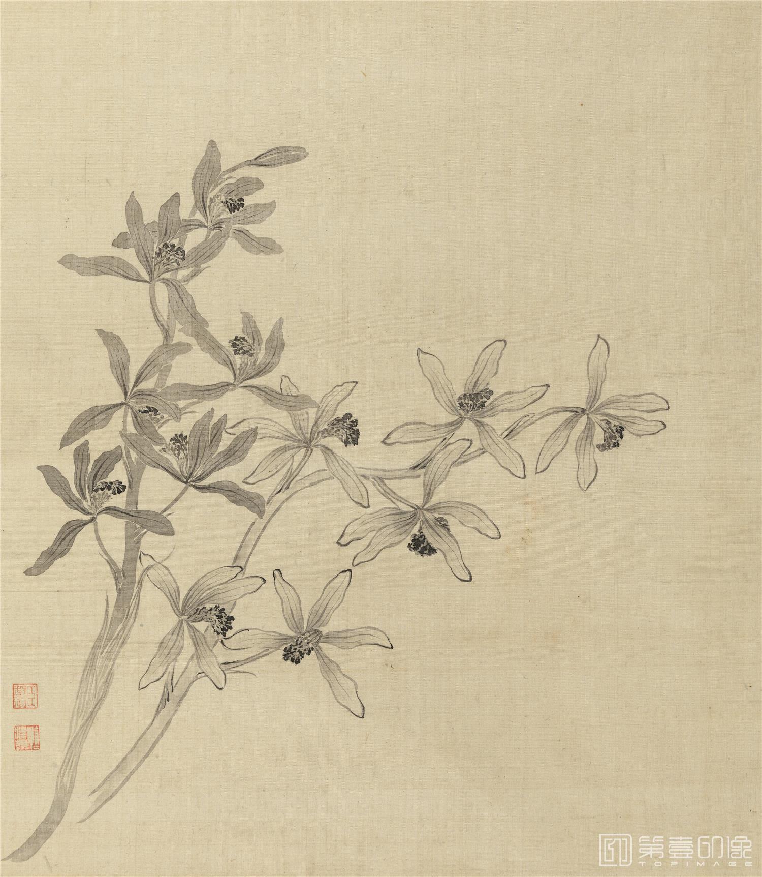 国画-仿宋人勾染图册-26.8×23cm-05