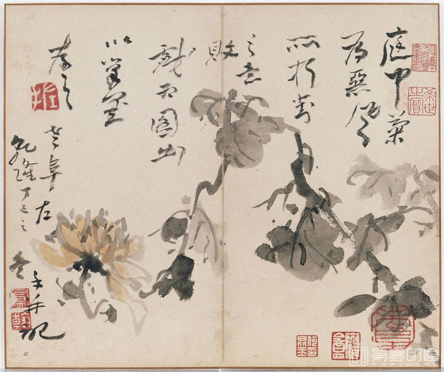 国画-风雪诗画图册纸本-24.7x15.2cm-08