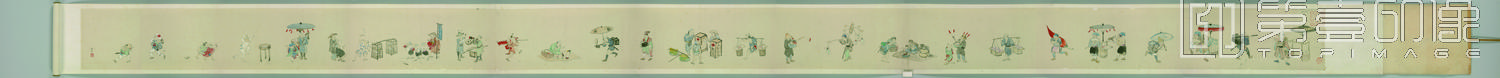 版画-日本-目贺田文村-浮世绘卷1-26x490cm