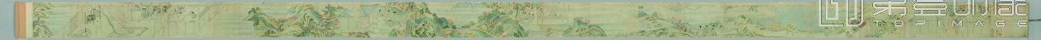 国画-信贵山缘起绘卷1-32x816cm
