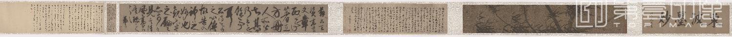 国画-墨竹图卷纸本-26.4 x 150.9cm