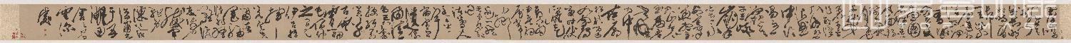 书法-草书诗三首卷纸本-26.8 x 770cm